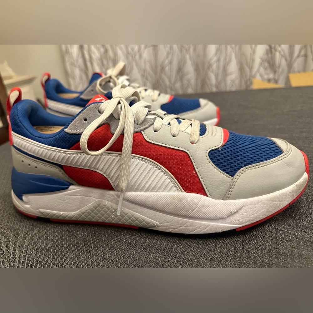 Puma Mens X Ray 372602-04 red/white/blue Shoes. US men’s size 11